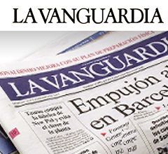 Artículo sobre nosotros en el diario de información general La Vanguardia en febrero de 2014. Imagen portada